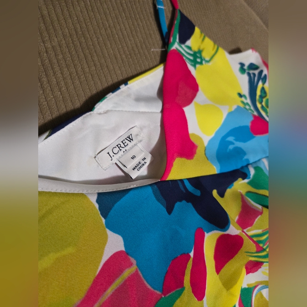 J. Crew Multicolor Floral Dress - Picture 2 of 2